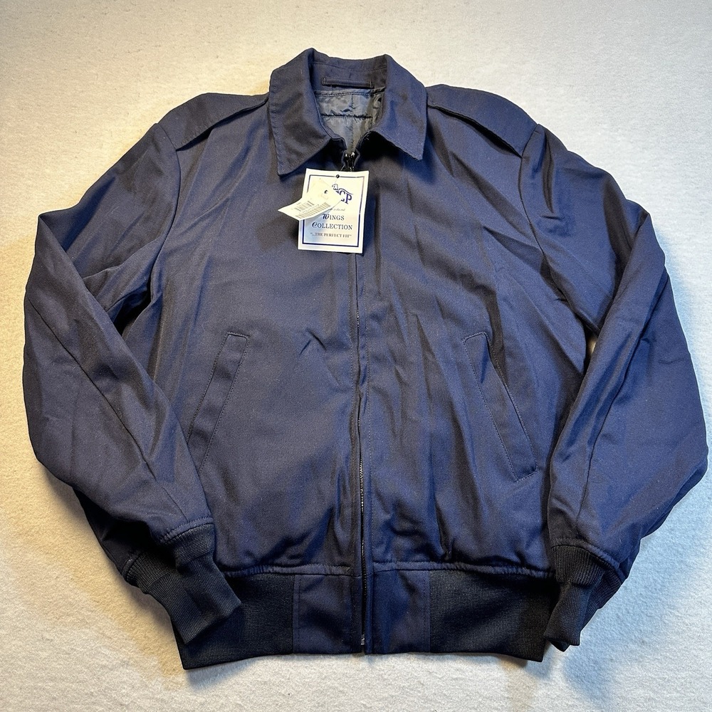 Vintage DSCP Wings Collection Military Jacket Navy Blue NWT Mens Size 40R
